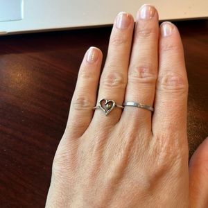 James Avery heart ring